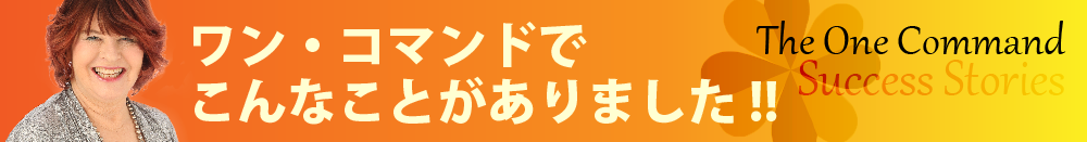 ワン・コマンドで、こんなことがありました!!